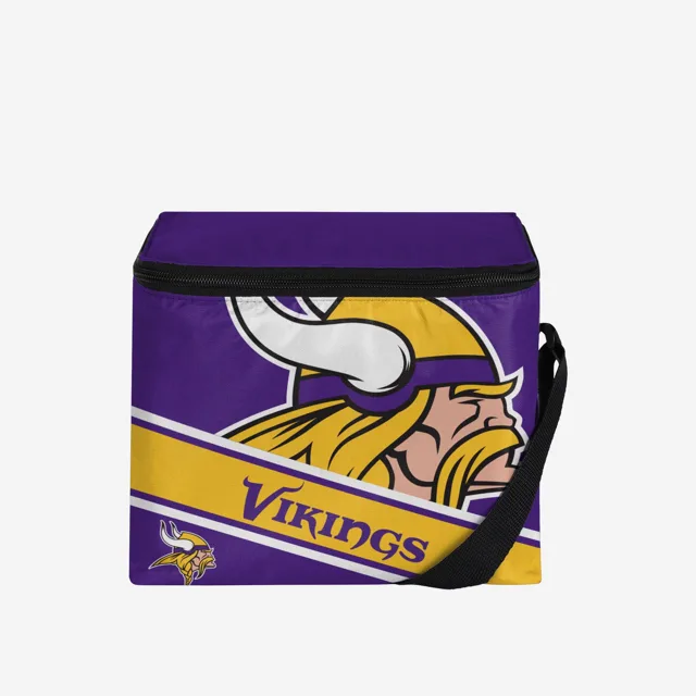 Minnesota Vikings Lot de 6 glacières exclusives à grand logo et rayures