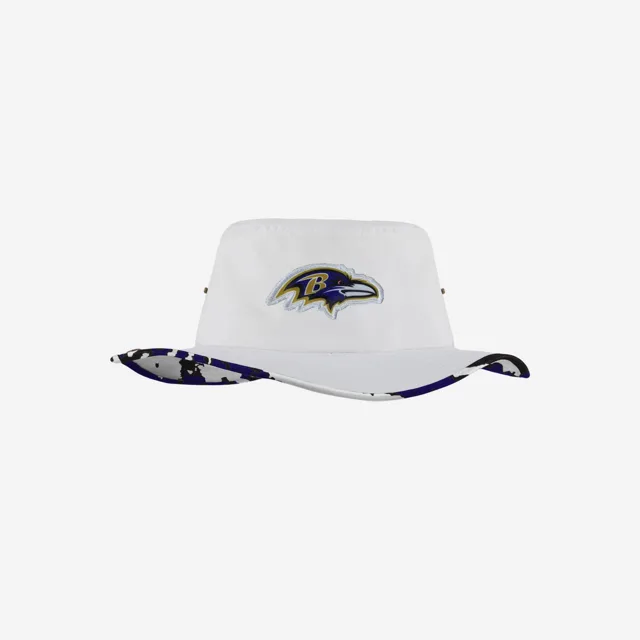 Baltimore Ravens Chapeau Boonie hybride blanc pour femme