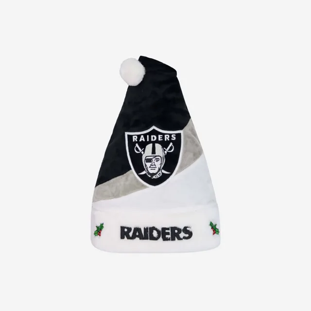 Las Vegas Raiders Bonnet de Père Noël color block