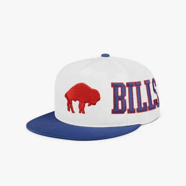 Buffalo Bills Casquette RF Primetime rétro solide à enveloppe latérale