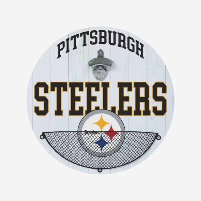 Pittsburgh Steelers Ouvre-bouteille Cap Catcher Panneau mural