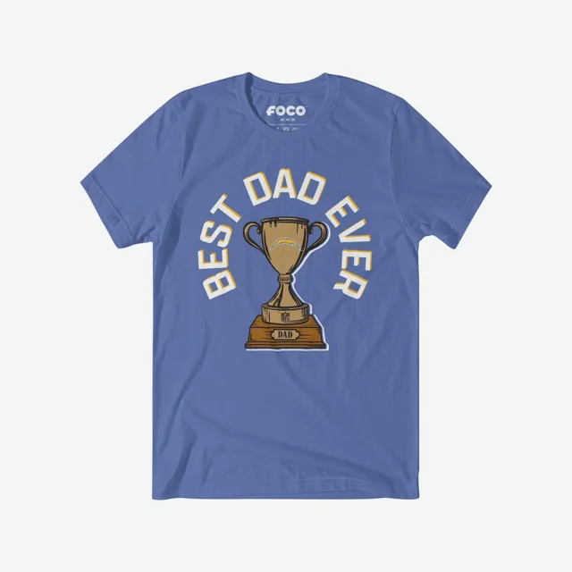 Los Angeles Chargers T-shirt Trophée du meilleur papa de tous les temps