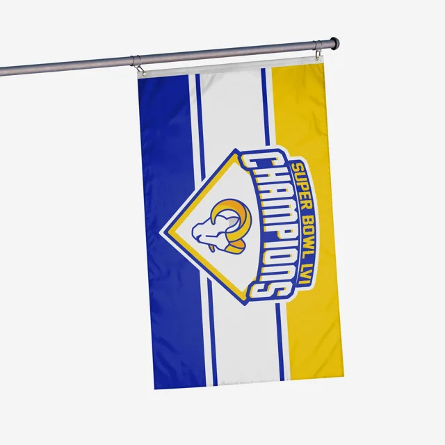 Los Angeles Rams Drapeau horizontal des champions du Super Bowl LVI