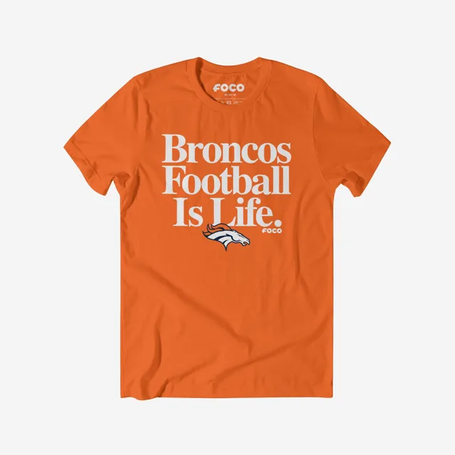 Denver Broncos T-shirt Le football est la vie
