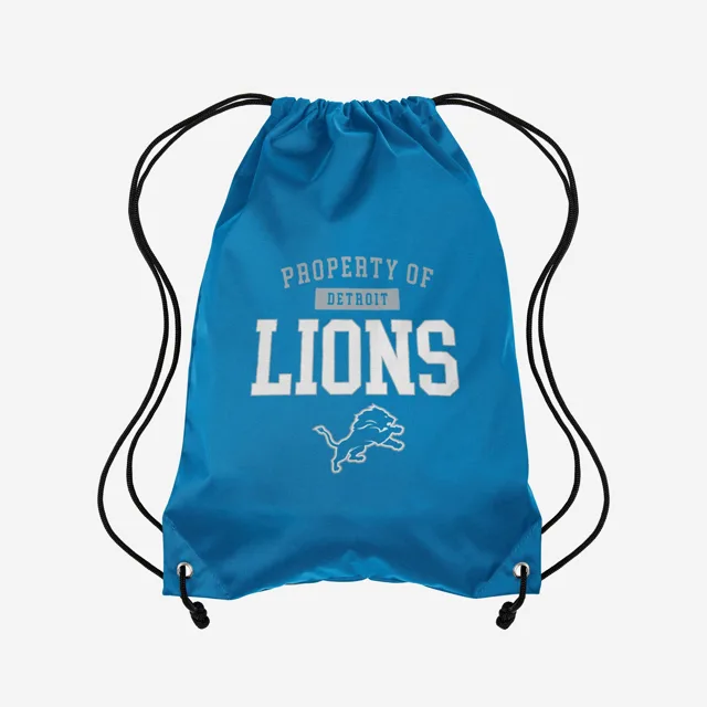 Propriété Detroit Lions du sac à dos à cordon