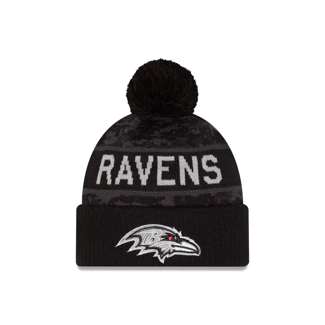 Baltimore Ravens 2026 Salut au service Pom Knit Hat