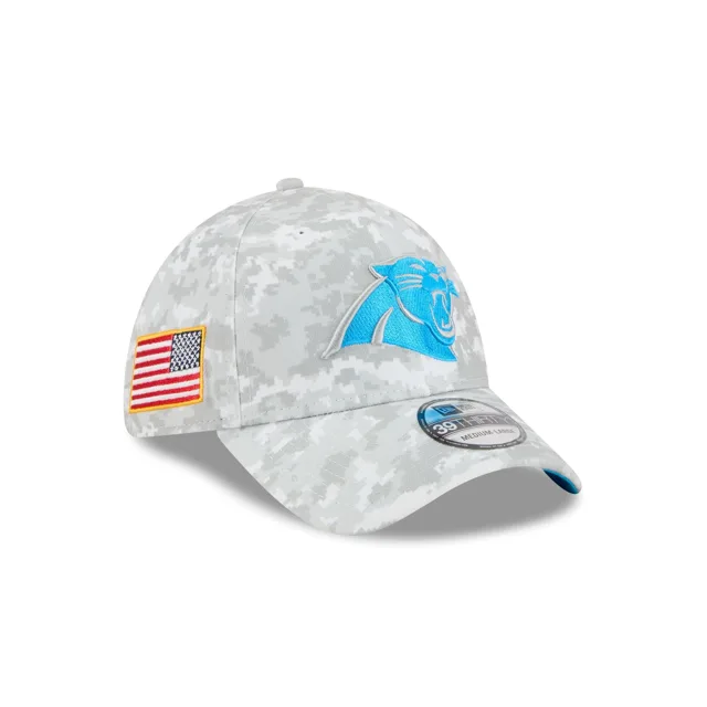 Carolina Panthers 2025 Salut au service Fan Gear 39THIRTY Chapeau extensible