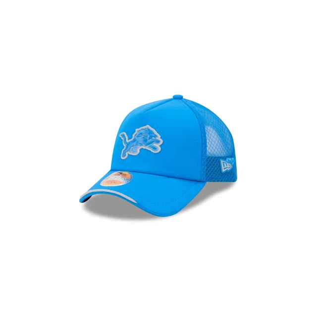 Detroit Lions 2026 Sideline Casquette de camionneur 9FORTY APEX pour enfants