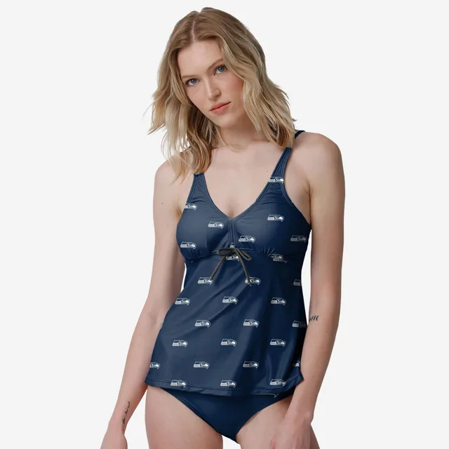 Seattle Seahawks Tankini avec mini logo pour femme