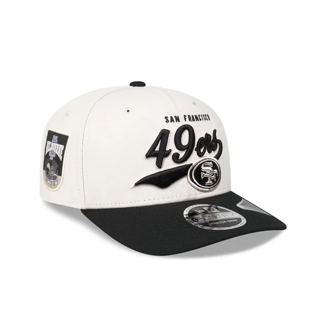 San Francisco 49ers 2026 Melbourne Game 9SEVENTY Chapeau extensible à bouton-pression