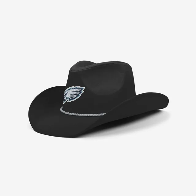 Philadelphia Eagles Chapeau de cowboy avec logo en strass noir