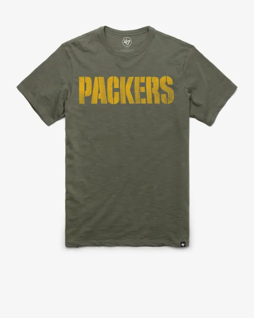 Green Bay Packers GRIT WORDMARK '47 SCRUM TEE