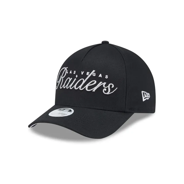 Las Vegas Raiders Casquette snapback 9FORTY M-Crown A-Frame métallisée pour femmes