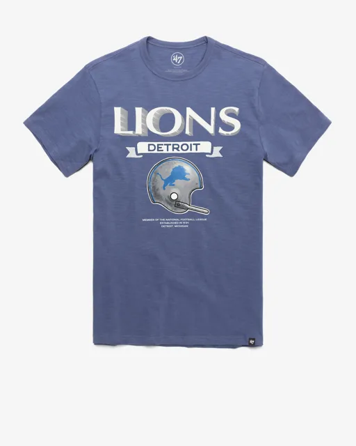 Detroit Lions T-shirt SCRUM HISTORIQUE LONGUE DURÉE '47