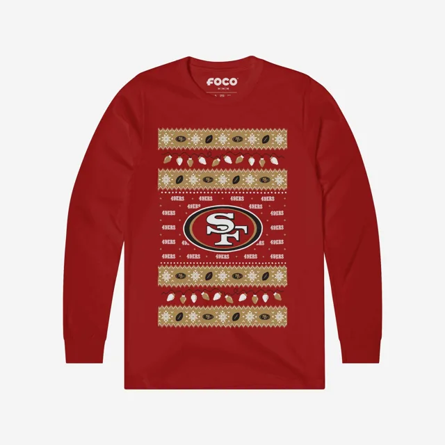 San Francisco 49ers Pull à manches longues Holiday Lights
