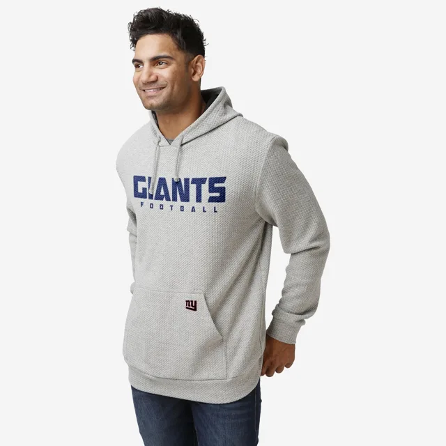 New York Giants Sweat à capuche tissé gris