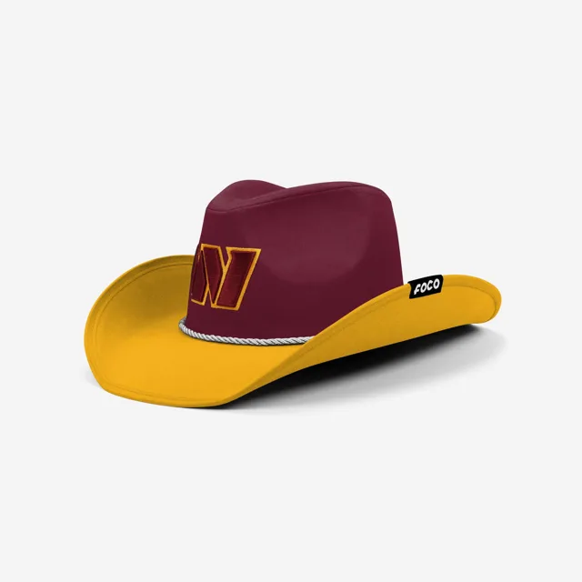 Washington Commanders Chapeau de cowboy bicolore