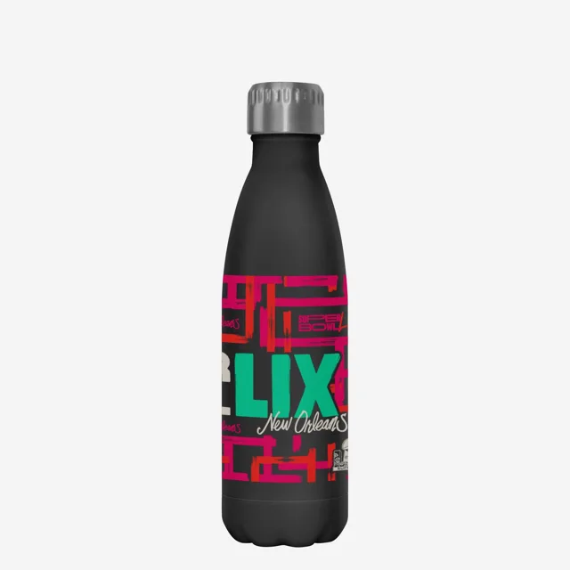 Bouteille en acier inoxydable Super Bowl LIX noire de 17 oz