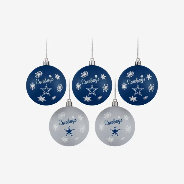 Dallas Cowboys Lot de 5 boules incassables