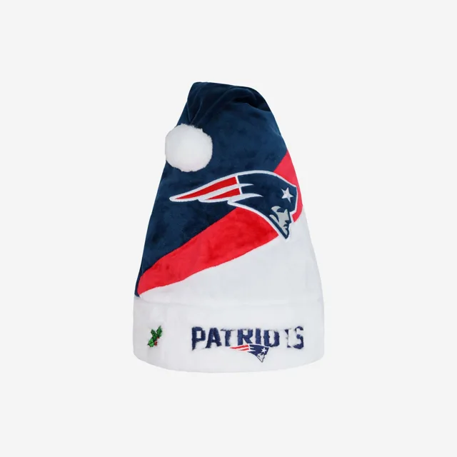New England Patriots Bonnet de Père Noël color block