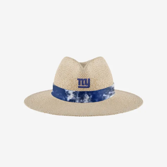 New York Giants Chapeau de Paille avec Ruban Tie-Dye pour Femme