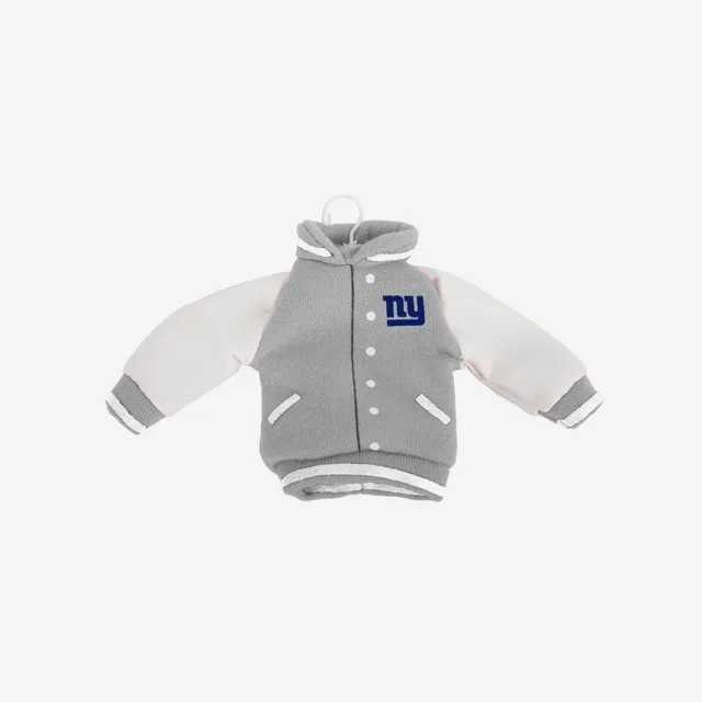 Ornement de veste universitaire en tissu New York Giants