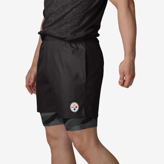 Pittsburgh Steelers Team Color Camo Liner Short