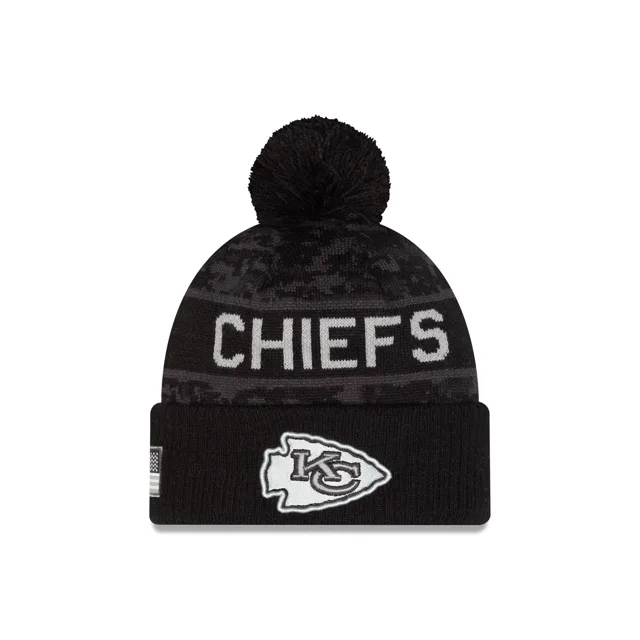 Kansas City Chiefs 2026 Salut au service Pom Knit Hat