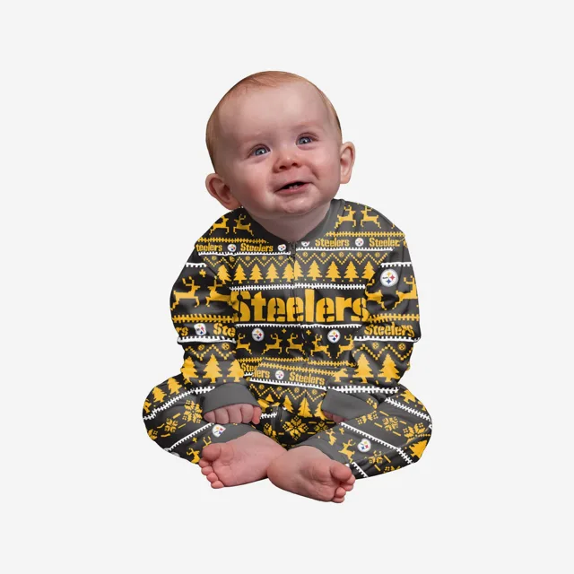 Pittsburgh Steelers Pyjama de vacances en famille pour bébé