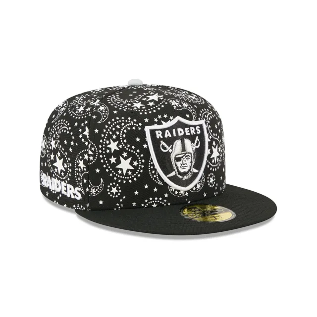 Chapeau ajusté 59FIFTY clouté étoile Las Vegas Raiders