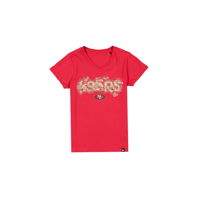 San Francisco 49ers T-shirt à paillettes pour filles