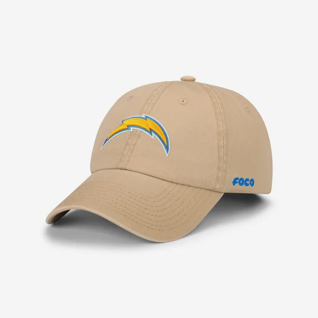 Los Angeles Chargers Casquette décontractée kaki avec logo principal
