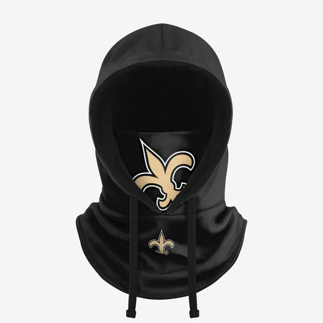 New Orleans Saints Guêtre à capuche noire avec cordon de serrage
