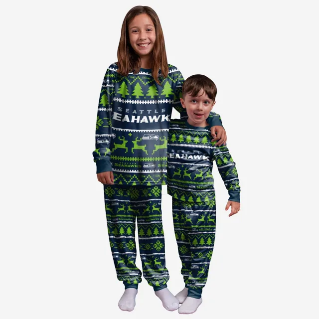 Seattle Seahawks Pyjama de vacances en famille pour jeunes