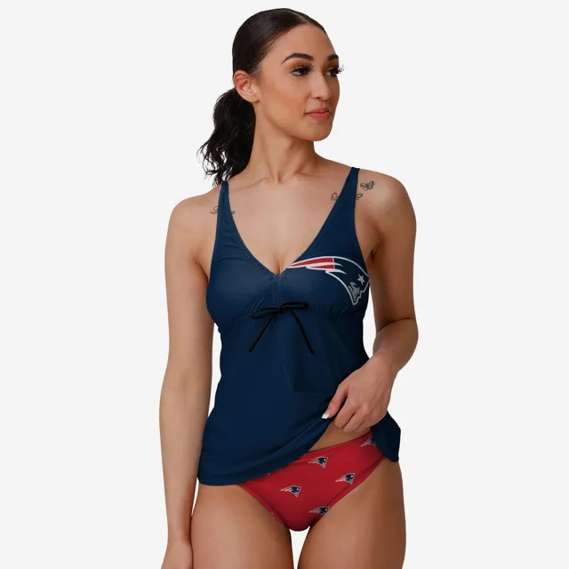 New England Patriots Tankini uni d'été pour femmes