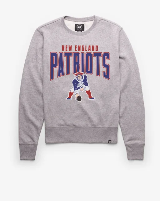 New England Patriots ÉLÉMENTS HISTORIQUES DE L'ÉQUIPE ARCH '47 HEADLINE CREW