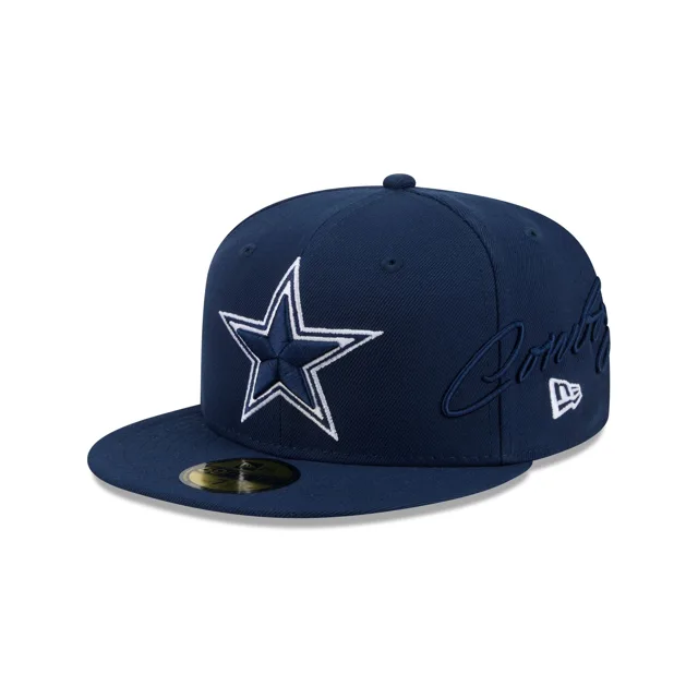 Dallas Cowboys Side Script 59FIFTY Casquette ajustée