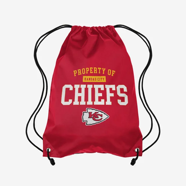 Propriété Kansas City Chiefs du sac à dos à cordon