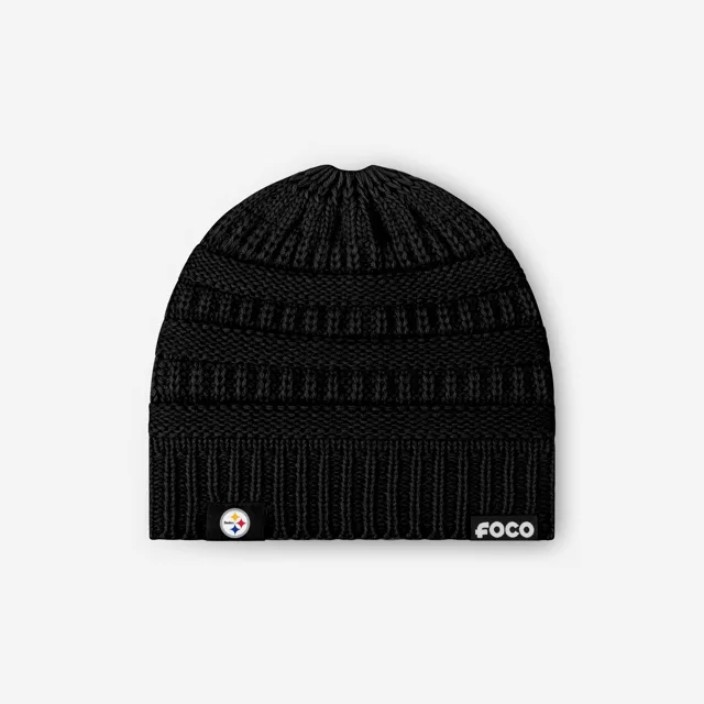 Pittsburgh Steelers Bonnet queue de cheval solide pour femme