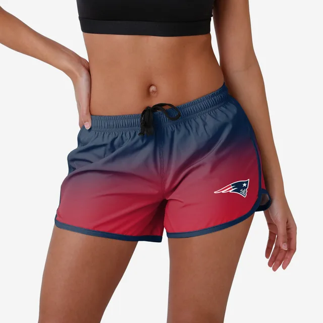 New England Patriots Short de course dégradé pour femmes