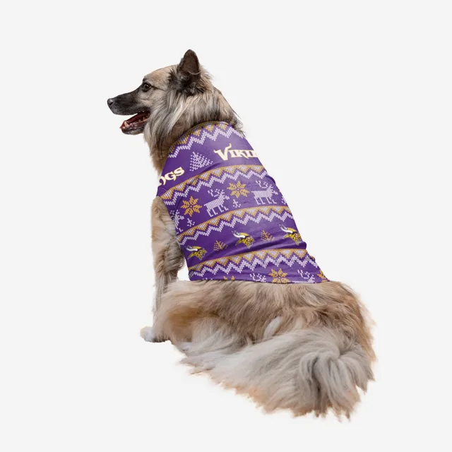 Minnesota Vikings Pull moche pour vacances en famille pour chiens