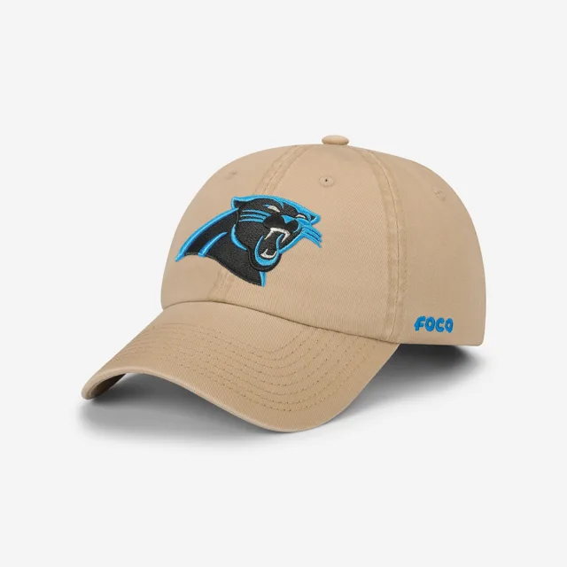 Carolina Panthers Casquette décontractée kaki avec logo principal