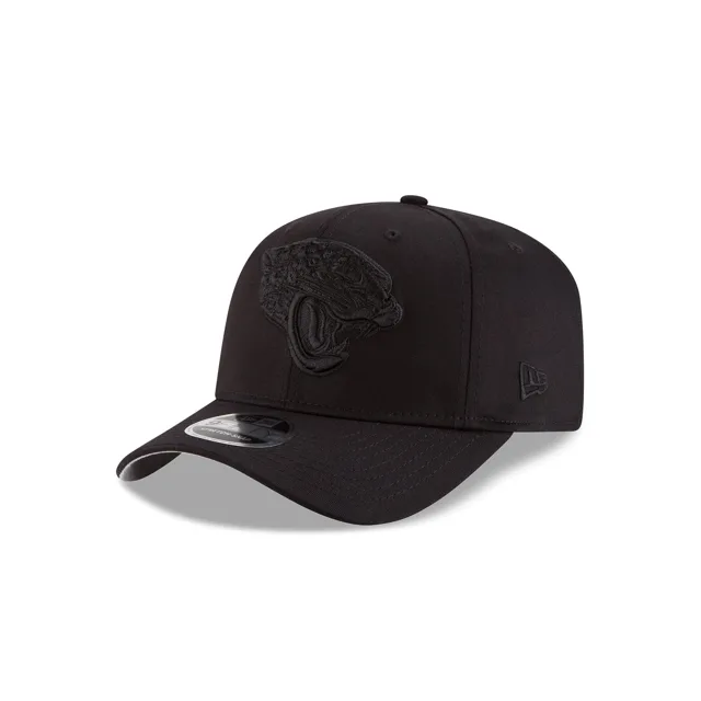 Jacksonville Jaguars Casquette Snapback Stretch Snap 9FIFTY Noir sur Noir
