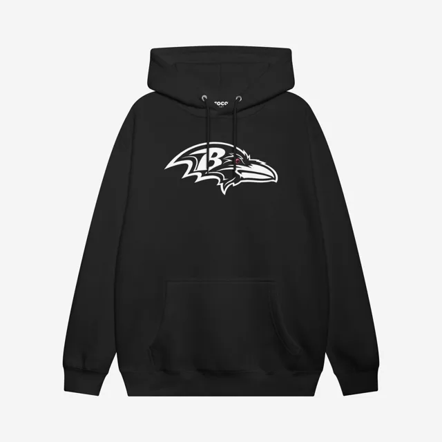 Baltimore Ravens Sweat à capuche blanc avec logo
