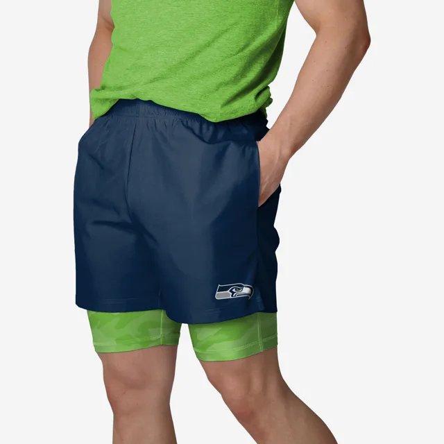 Seattle Seahawks Team Color Camo Liner Short