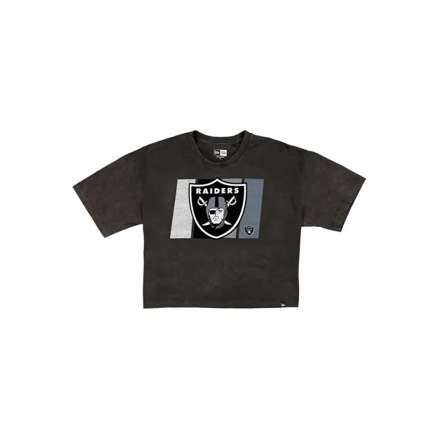 Las Vegas Raiders T-shirt court noir Sport Night pour femme