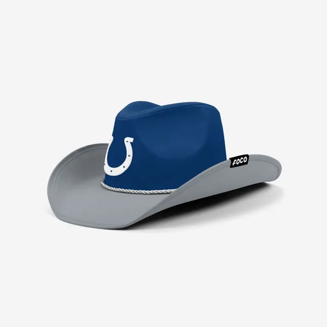 Indianapolis Colts Chapeau de cowboy bicolore
