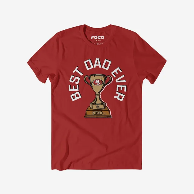 San Francisco 49ers T-shirt Trophée du meilleur papa de tous les temps
