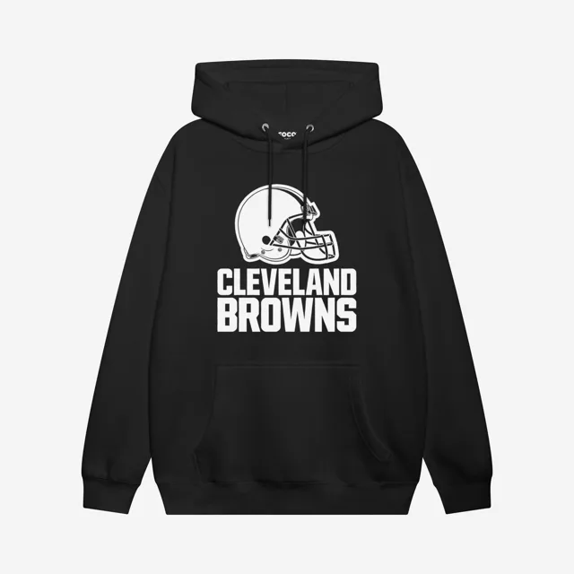 Cleveland Browns Sweat à capuche blanc avec logo