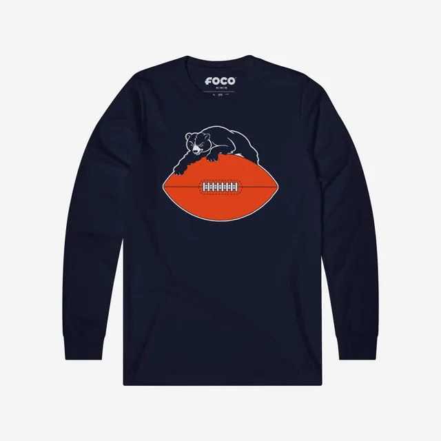 Chicago Bears 1946 T-shirt à manches longues avec logo rétro